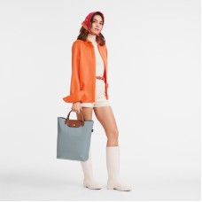 Le Pliage Original M Tote Bag Steel Women Longchamp