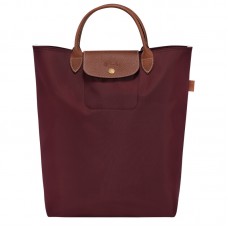 Le Pliage Original M Tote Bag Burgundy Women Longchamp