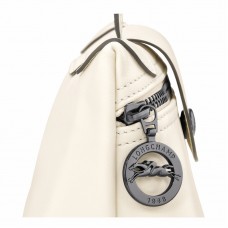 Longchamp Le Pliage Xtra Xs Crossbody Bag Ecru Leather Women Longchamp Le Pliage Xtra Xs Crossbody Bag Ecru Leather Women
