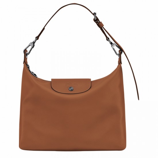 Le Pliage Xtra M Hobo Bag Cognac Leather Women Longchamp