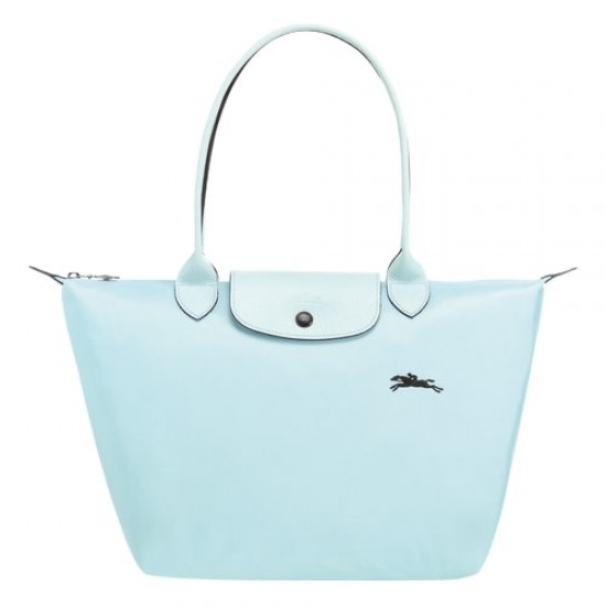 Le Pliage Club Shoulder Bag Cloud Blue Women Longchamp 70th Anniversary Edition