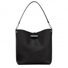 Le Roseau M Shoulder Bag Black Women Longchamp