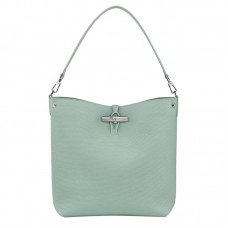 Le Roseau M Shoulder Bag Celadon Women Longchamp