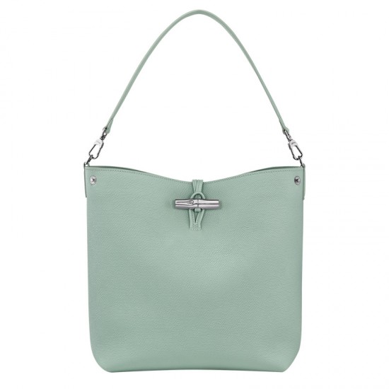 Le Roseau M Shoulder Bag Celadon Women Longchamp