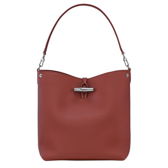 Le Roseau M Shoulder Bag Chestnut Women Longchamp