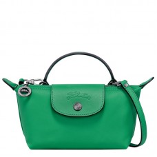Le Pliage Xtra XS Pouch Green Women Longchamp Le Pliage Xtra XS Pouch Green Women Longchamp