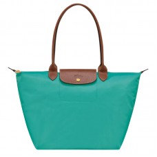 Longchamp Women Le Pliage Original L Tote Bag Recycled Canvas Turquoise