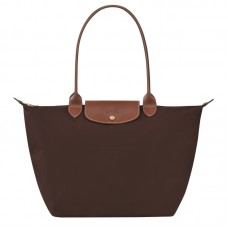 Longchamp Women Le Pliage Original L Tote Bag Recycled Canvas Ebony