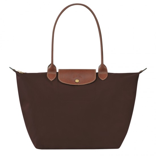 Longchamp Women Le Pliage Original L Tote Bag Recycled Canvas Ebony