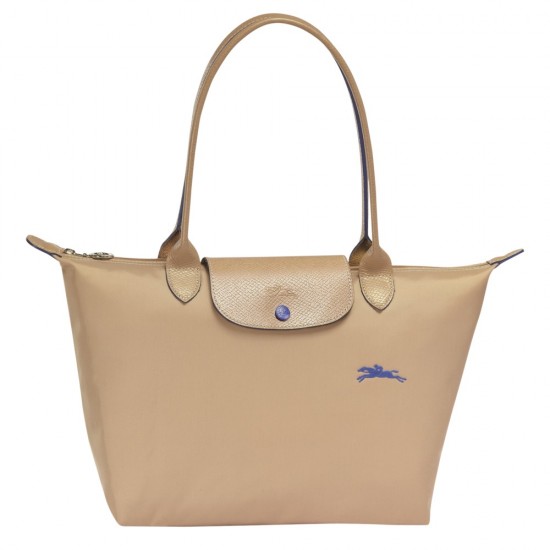 Le Pliage Club Shoulder L Bag Beige Women Longchamp 70th Anniversary Edition