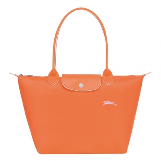 Le Pliage Club Shoulder L Bag Orange Women Longchamp 70th Anniversary Edition