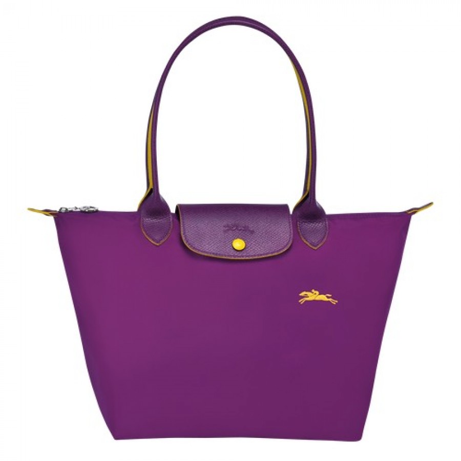 Le Pliage Club Shoulder L Bag Violet Women Longchamp 70th