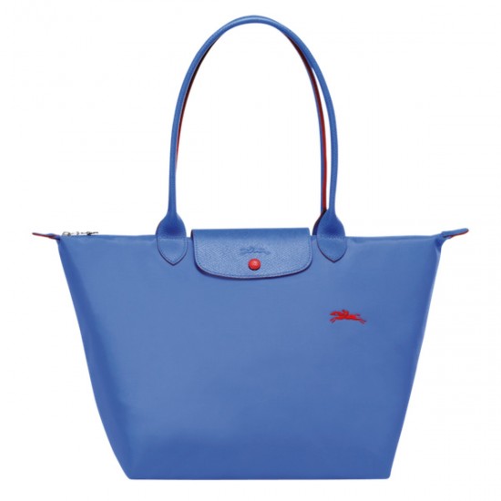 Le Pliage Club Shoulder L Bag Myosotis Women Longchamp 70th Anniversary Edition