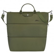 Le Pliage Green Travel Bag Expandable Forest Women Longchamp