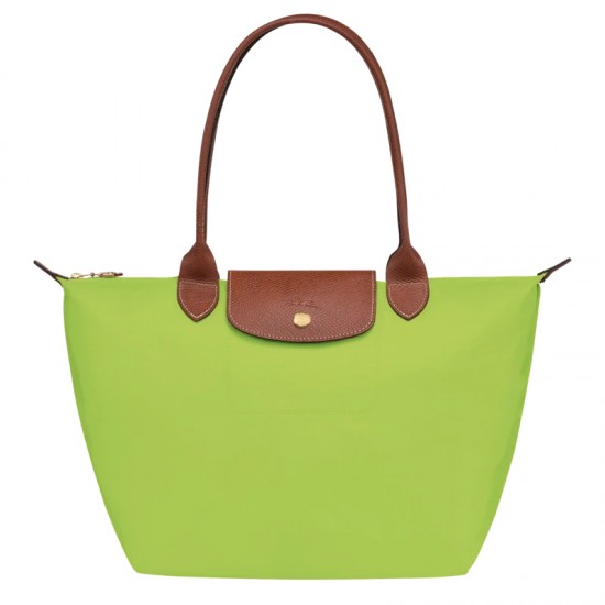 Longchamp Women Le Pliage Original M Tote Bag Recycled Canvas Light Green