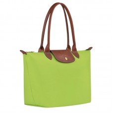 Longchamp Women Le Pliage Original M Tote Bag Recycled Canvas Light Green