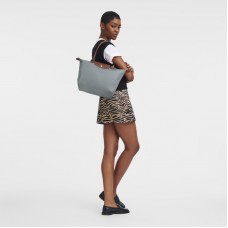Le Pliage Original M Tote Bag Recycled Canvas Steel Women Longchamp