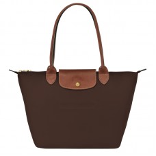 Longchamp Women Le Pliage Original M Tote Bag Recycled Canvas Ebony