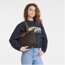 Longchamp Women Le Pliage Original M Tote Bag Recycled Canvas Ebony