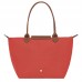 Longchamp Women Le Pliage Original M Tote Bag Recycled Canvas Tomato