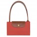 Longchamp Women Le Pliage Original M Tote Bag Recycled Canvas Tomato