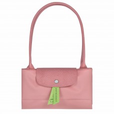 Longchamp Le Pliage Green L Tote Bag Recycled Canvas Petal Pink Women