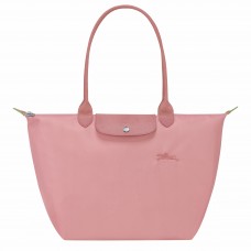 Longchamp Le Pliage Green L Tote Bag Recycled Canvas Petal Pink Women