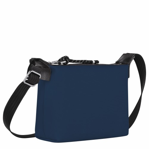Longchamp Le Pliage Energy Pouch Recycled Canvas Navy Women