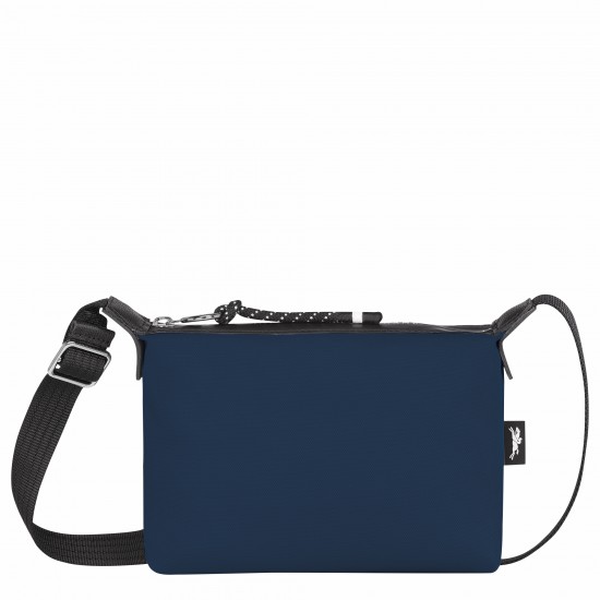 Longchamp Le Pliage Energy Pouch Recycled Canvas Navy Women