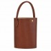 Longchamp Epure Leather Bucket Bag S Brown Women