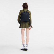 Longchamp Le Pliage Energy L Backpack Recycled Canvas Black Women