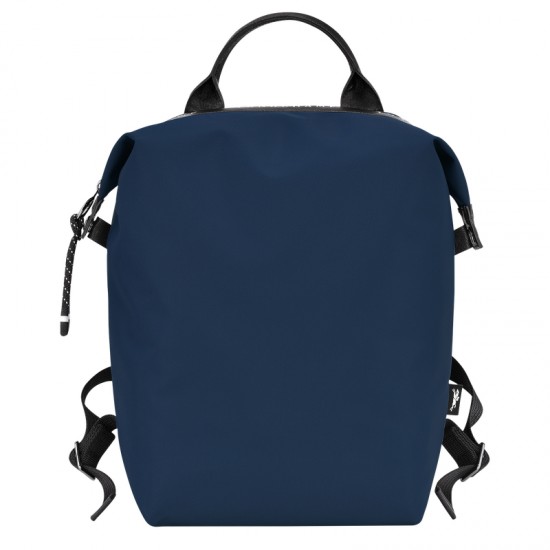 Longchamp Le Pliage Energy L Backpack Recycled Canvas Navy Women