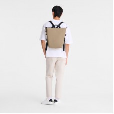Longchamp Le Pliage Energy L Backpack Recycled Canvas Clay Women