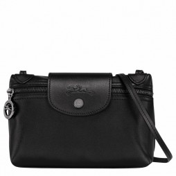 Longchamp Le Pliage Xtra Xs Crossbody Bag Black Leather Women