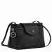 Longchamp Le Pliage Xtra Xs Crossbody Bag Black Leather Women