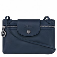 Longchamp Le Pliage Xtra Xs Crossbody Bag Navy Leather Women