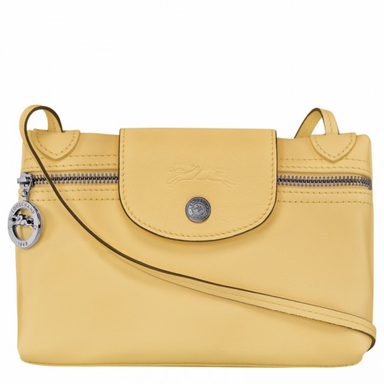 Longchamp Le Pliage Xtra Xs Crossbody Bag Wheat Leather Women