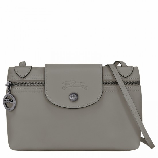 Longchamp Le Pliage Xtra Xs Crossbody Bag Turtledove Leather Women