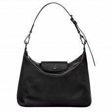 Longchamp Le Pliage Xtra M Hobo Bag Black Leather Women