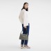 Longchamp Le Pliage Xtra M Hobo Bag Turtledove Leather Women