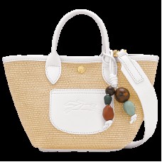 Le Pliage Collection Xs Basket Bag White Canvas Women