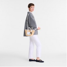 Le Pliage Collection Xs Basket Bag White Canvas Women