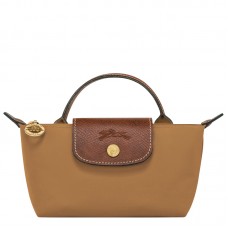 Longchamp Le Pliage Original Pouch with Handle Fawn Women