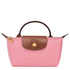 Longchamp Le Pliage Original Pouch with Handle Marshmallow Women