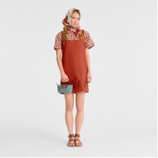 Longchamp Le Pliage Original Pouch with Handle Eucalyptus Recycled Canvas Women