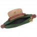 Longchamp Le Pliage Original Pouch with Handle British Green Recycled Canvas Women