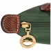 Longchamp Le Pliage Original Pouch with Handle British Green Recycled Canvas Women