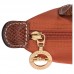 Longchamp Le Pliage Original Pouch with Handle Brick Recycled Canvas Women
