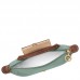 Longchamp Le Pliage Original Pouch with Handle Celadon Recycled Canvas Women