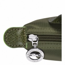 Longchamp Le Pliage Green Pouch with Handle Green Women